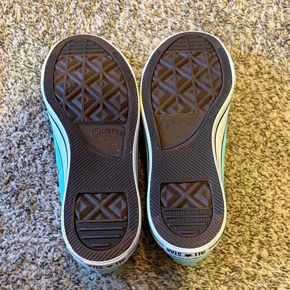 Women’s Converse Turquoise All Star Sneakers - Picture 7 of 7